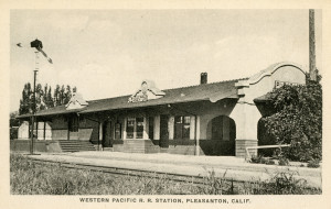 Western Pacific R. R. Station, Pleasanton, California                